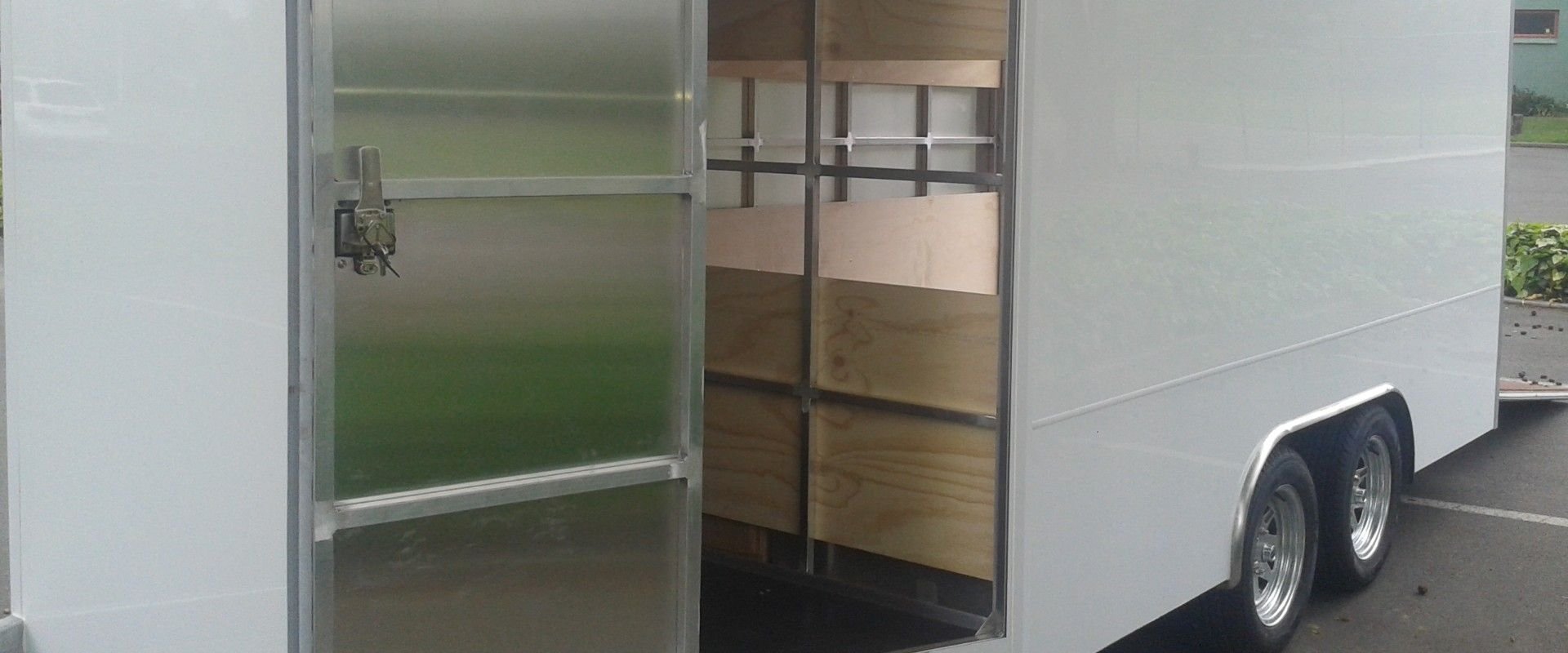 GFAB Trailers - Alloy Box Trailer - ACM, tandem axle